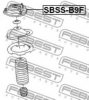 SUBAR 20320XA00A Mounting, shock absorbers